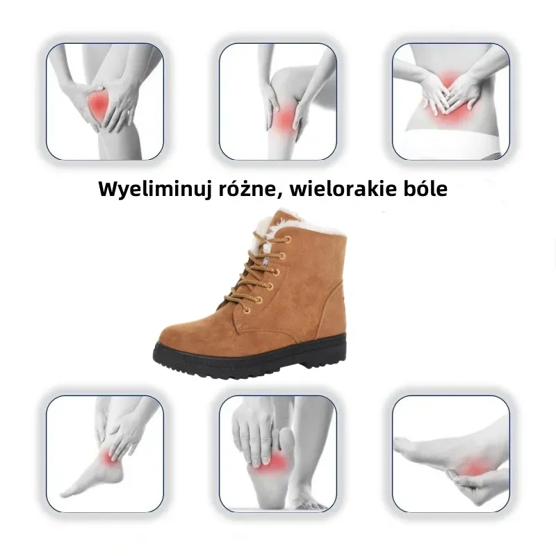 🔥Damskie śniegowce z wełnianą wyściółką od australijskiej marki🔥Ergonomiczne, wodoodporne buty ortopedyczne, które łagodzą ból✅- Nowa zimowa kolekcja