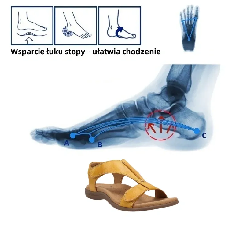 ⏰ Wiosenna wyprzedaż z obniżoną ceną przez ograniczony czas, nie przegap okazji - letnie sandały ortopedyczne, ✅ wygodne i bezbolesne chodzenie, wsparcie łuku stopy, ergonomiczny design