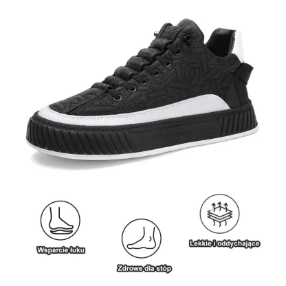 【🎁Ograniczona czasowo promocja – nie przegap!】Męskie, antypoślizgowe, ortopedyczne buty codzienne👞 Wsparcie łuku stopy, pozbądź się bólu stóp w trzy dni✅