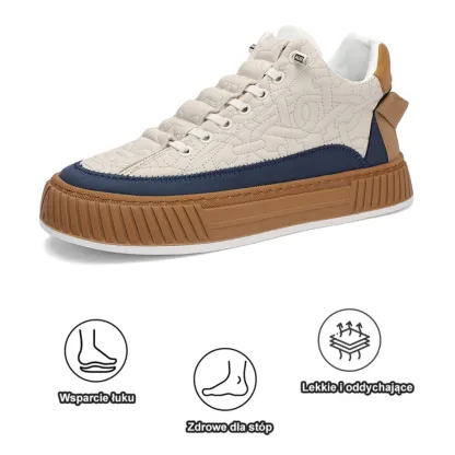 【🎁Ograniczona czasowo promocja – nie przegap!】Męskie, antypoślizgowe, ortopedyczne buty codzienne👞 Wsparcie łuku stopy, pozbądź się bólu stóp w trzy dni✅