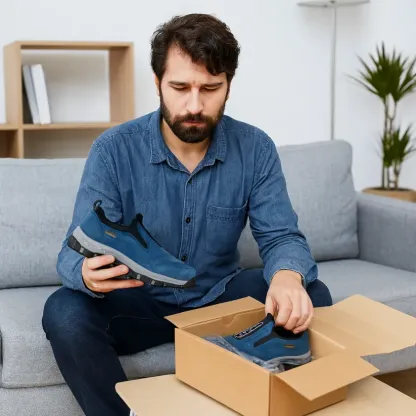 🔥 50% taniej – Pół ceny!✅ Buty ze skóry jelenia wysokiej jakości 🦶 Łagodzą ból stóp i zapalenie powięzi⬛Wodoodporne i antypoślizgowe