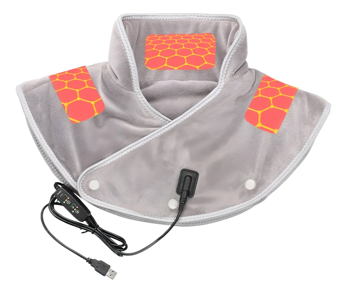 Elektryczny koc szalowy – Ogrzewanie + Masaż | Ciepło i Komfort na Co Dzień | 🔥 PÓŁ CENY – 50% TANIEJ! 🔥