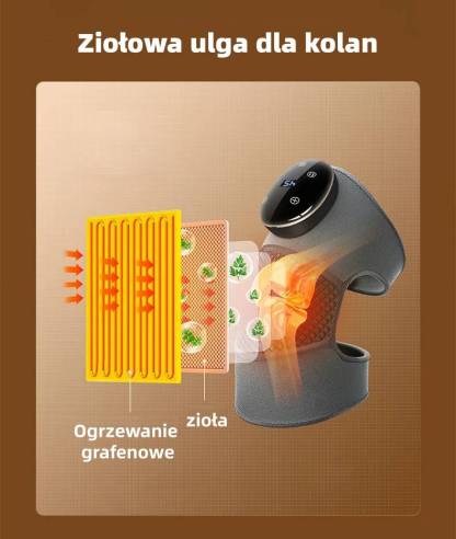 🦵 Masażer kolan z funkcją podgrzewania 🔥 50% zniżki | Inteligentna kontrola temperatury | Nadaje się do wielu punktów akupunkturowych ✨