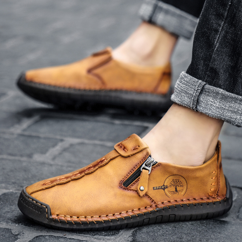 【🎉 Wiosenna wyprzedaż ograniczona czasowo – 60% zniżki, tylko dziś – nie przegap】 – Męskie buty ortopedyczne wykonane z australijskiej skóry cielęcej 👞Wygodne chodzenie i łagodzenie bólu✅
