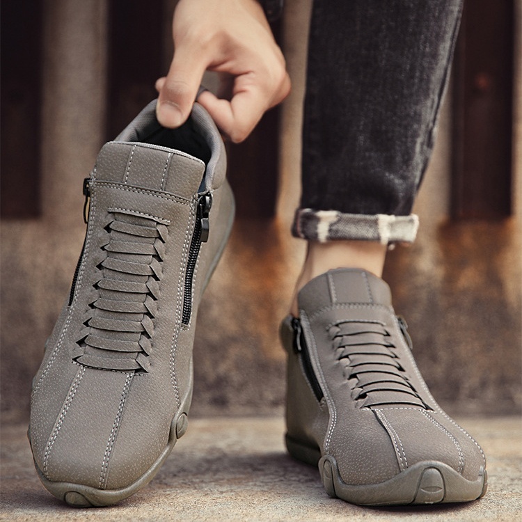 🔥50% zniżki – Nie przegap! ⬛ Męskie buty casualowe, wykonane z prawdziwej skóry bydlęcej 🐂 szyte ręcznie – ciepłe i wygodne ✅ idealne na komfortowe chodzenie przez cały dzień.