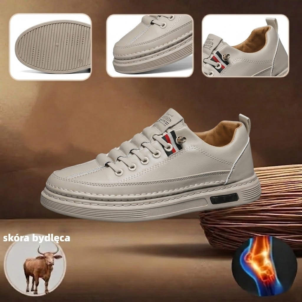 🎁Specjalna oferta rocznicowa – nie przegap!🎁Ortopedyczne buty skórzane premium👞Amortyzacja i redukcja nacisku ✅Stabilność i antypoślizgowość ✅Całodniowy komfort