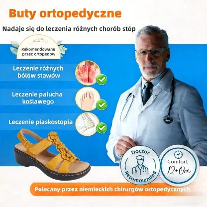 ⏰Wiosenna wyprzedaż w połowie ceny🔥Letnie sandały ortopedyczne ✅Wsparcie łuku stopy ✅Wygodne i bezbolesne chodzenie ✅Ergonomiczna konstrukcja