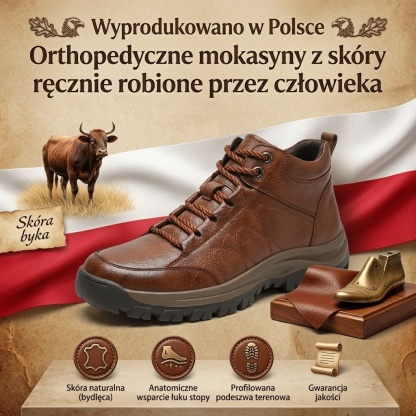 🎁Oferta specjalna z okazji rocznicy｜Męskie skórzane buty ortopedyczne 👞 Amortyzacja i ulga w ucisku • Stabilność i antypoślizgowość • Całodzienny komfort