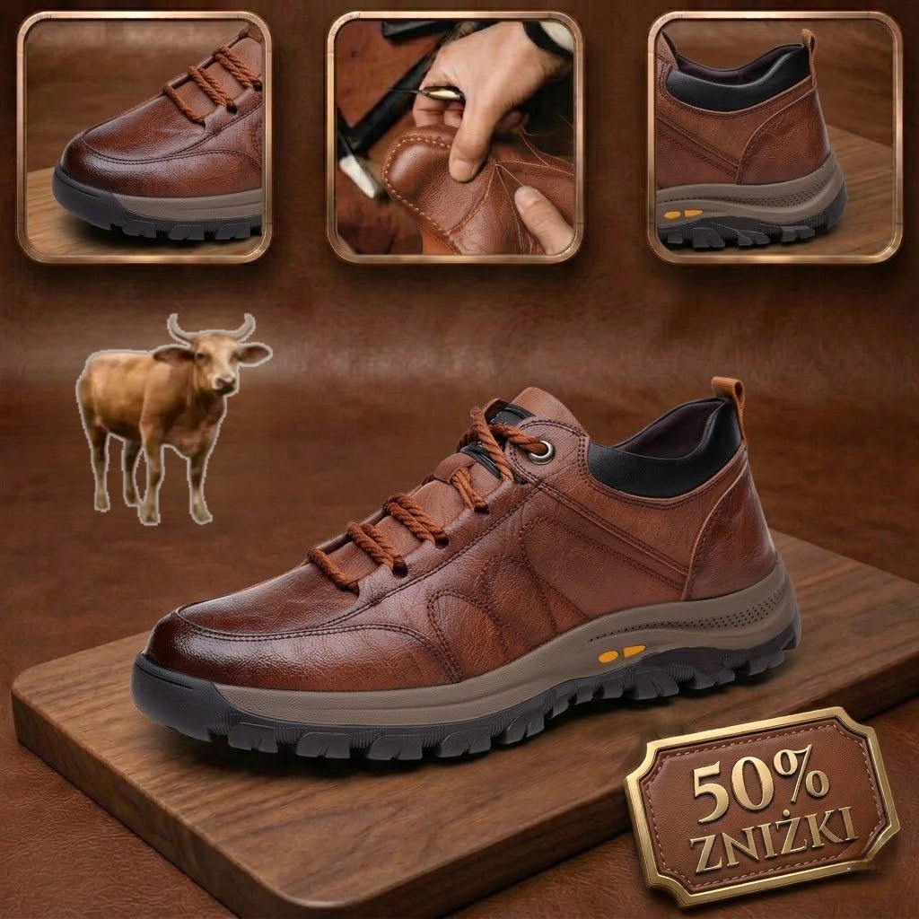 ⏰ 50% zniżki dzisiaj – Nie przegap! 🦶 Ergonomicznie zaprojektowane buty ortopedyczne 👞 Amortyzacja wstrząsów i redukcja nacisku ✅ Stabilne i antypoślizgowe ✅ Komfort przez cały dzień