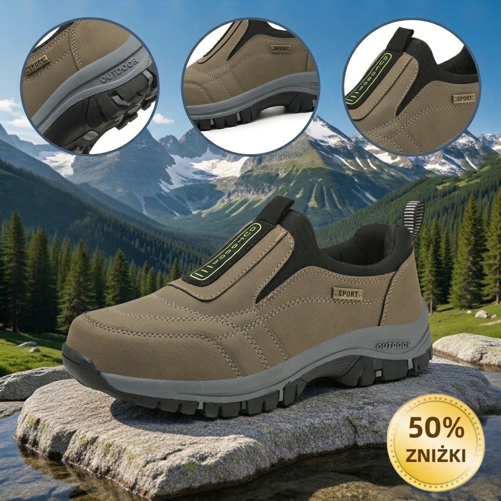 🔥Dzisiejsza oferta specjalna🦌Buty premium ze skóry jeleniej 🦶 Łagodzą ból stóp i zapalenie rozcięgna podeszwowego ✅Wodoodporne, antypoślizgowe, miękkie i wygodne