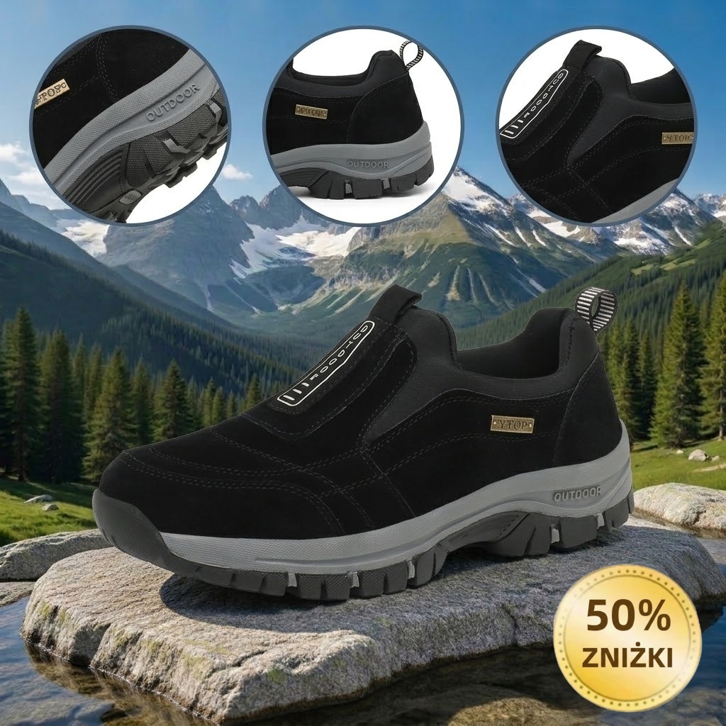 🔥Dzisiejsza oferta specjalna🦌Buty premium ze skóry jeleniej 🦶 Łagodzą ból stóp i zapalenie rozcięgna podeszwowego ✅Wodoodporne, antypoślizgowe, miękkie i wygodne