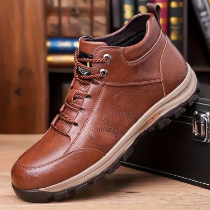 🎁Oferta specjalna z okazji rocznicy｜Męskie skórzane buty ortopedyczne 👞 Amortyzacja i ulga w ucisku • Stabilność i antypoślizgowość • Całodzienny komfort