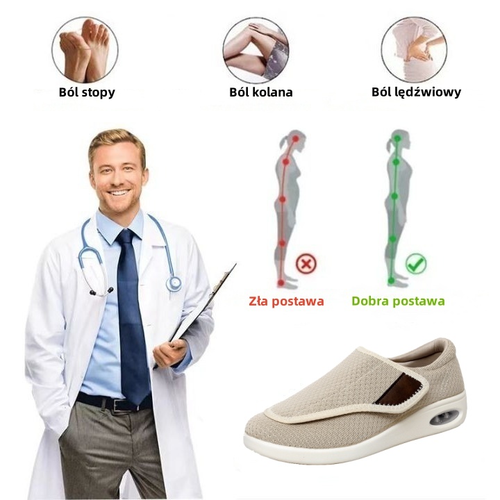 【🎁Dzisiaj 50% zniżki - nie przegap】 Ergonomicznie zaprojektowane buty ortopedyczne - ulga w bólu stawów👞 Zmniejszają nacisk podczas chodzenia