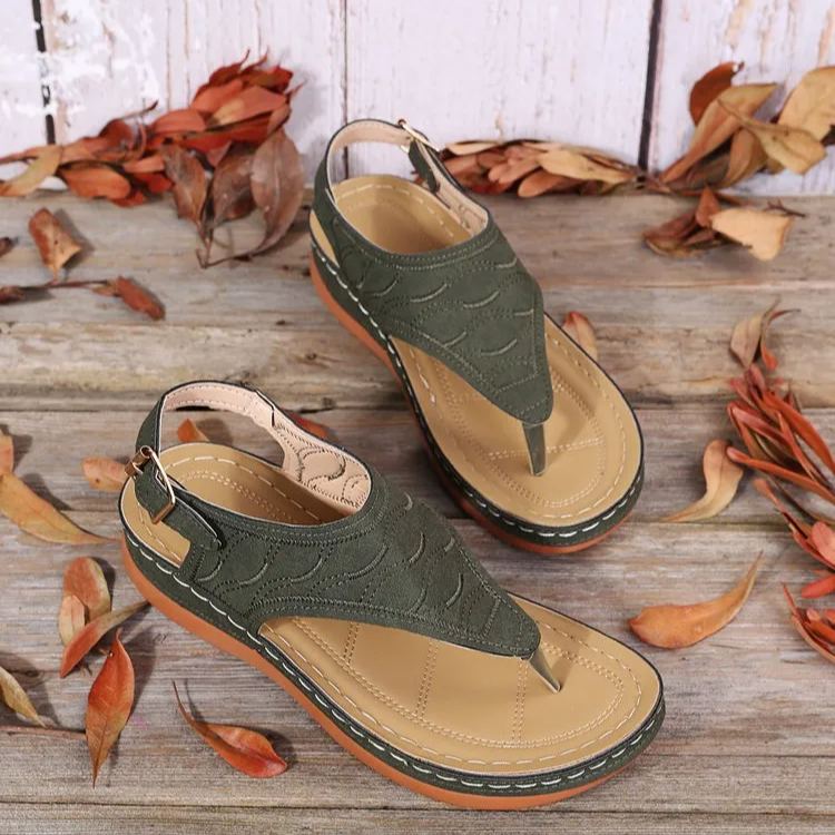 [🎁Dziś połowa ceny - nie przegap] Ergonomicznie zaprojektowane sandały ortopedyczne - bezbolesne chodzenie 👞 sprawiają, że chodzenie jest bardziej komfortowe