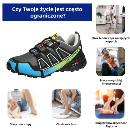 🔥70% zniżki dzisiaj - nie przegap ⏰ Ergonomiczne buty ortopedyczne na ból pleców, stawów i stóp - unisex