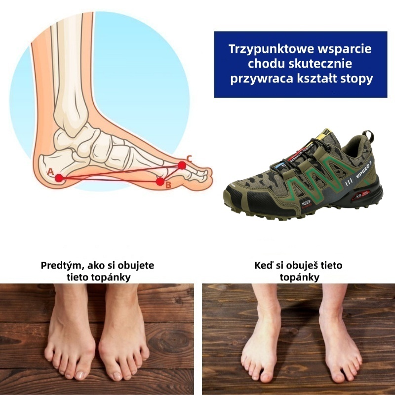 🔥70% zniżki dzisiaj - nie przegap ⏰ Ergonomiczne buty ortopedyczne na ból pleców, stawów i stóp - unisex