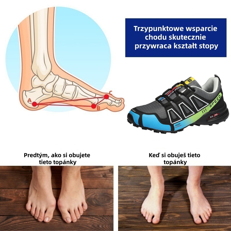 🔥70% zniżki dzisiaj - nie przegap ⏰ Ergonomiczne buty ortopedyczne na ból pleców, stawów i stóp - unisex