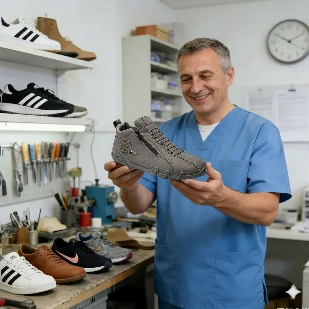 🔥50% zniżki – Nie przegap! ⬛ Męskie buty casualowe, wykonane z prawdziwej skóry bydlęcej 🐂 szyte ręcznie – ciepłe i wygodne ✅ idealne na komfortowe chodzenie przez cały dzień.