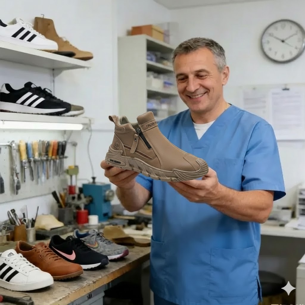 🔥 Ostatnia szansa – 50% zniżki! ⏰ Polskie buty ergonomiczne, wygodne do noszenia na co dzień ✅ Wyjątkowy komfort i stabilne podparcie stóp 🦶 Zmniejsza ucisk i zmęczenie nóg