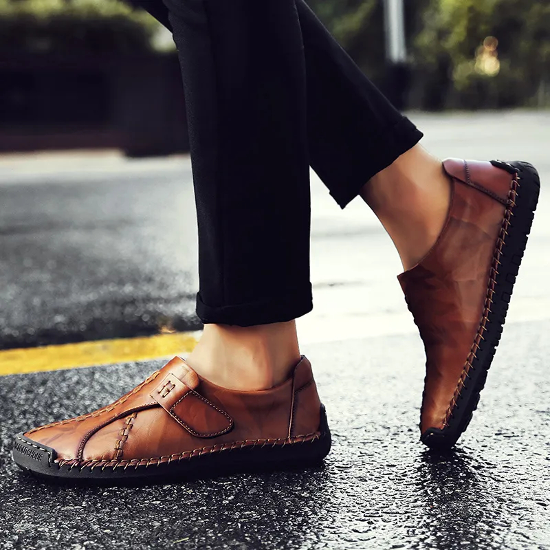 Încălțăminte pentru bărbați Pantofi de drumeție Pantofi de drumeție din piele PU confortabili lucrați manual