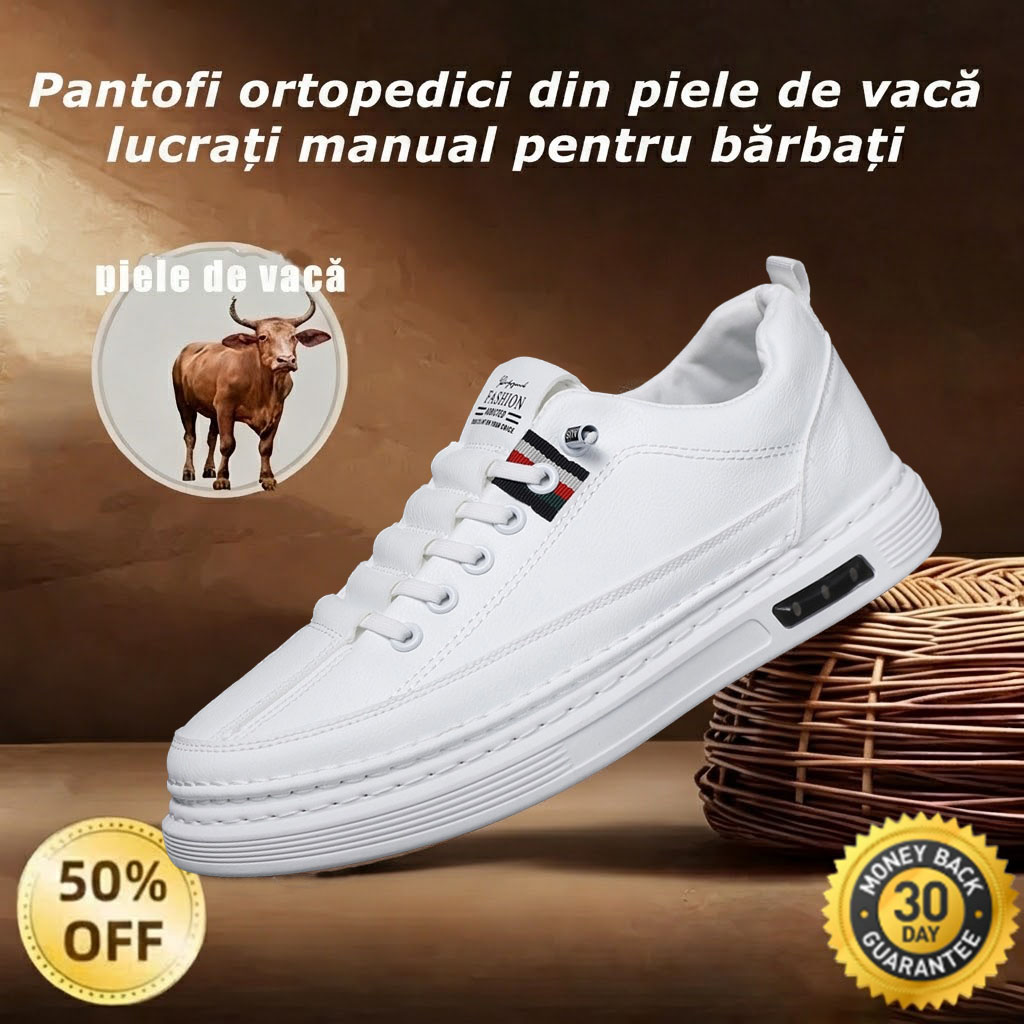 🎁Ultima zi pentru o reducere de 50%! Nu rata ocazia! 🐂 Pantofi bărbătești din piele cusuți manual👞 Gamă completă de mărimi, realizați la comandă ✅ Calzi, confortabili, impermeabili și antiderapanți