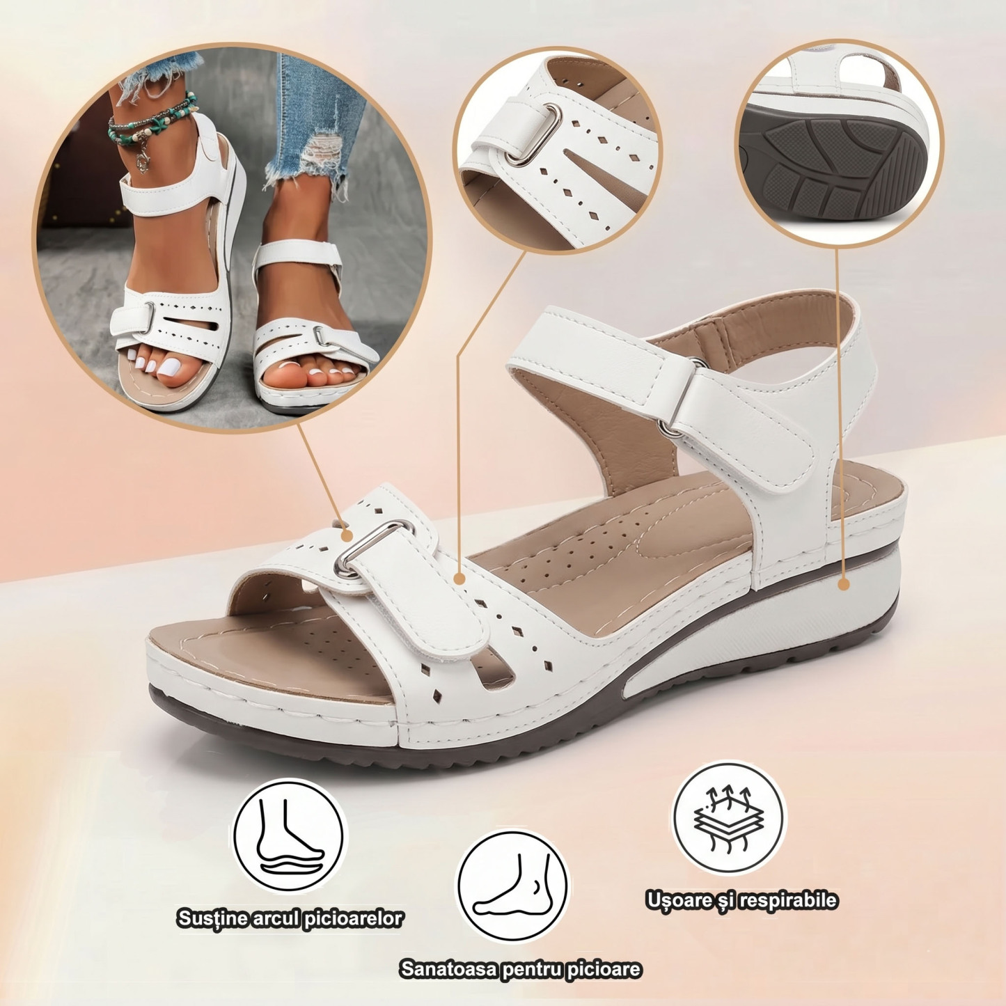 Sand⏰️Nu rata reducerea de 50% de astăzi! ✅ Sandale de înaltă calitate 🦶 Ușoare și elegante - Impermeabile și antiderapante 🔴 Potrivite pentru orice ocazie.ale