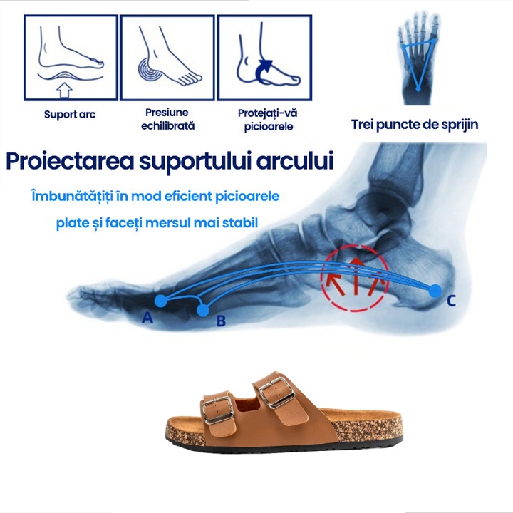 [🎉50% reducere astăzi, nu o ratați] 🐂Papuci din piele de vițel australiană✅Suport arc: mers confortabil și nedureros (cusut manual cu materiale ecologice)