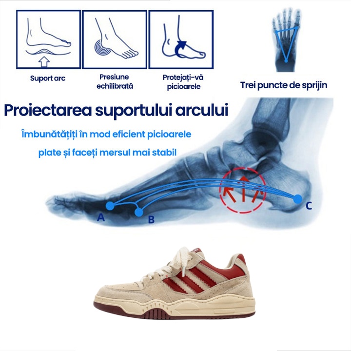 [Ultima zi cu 50% reducere - nu o ratați] 🔥 Pantofi de mers ergonomici, personalizați 👞 Cusuți manual - respirabili, impermeabili ✅ Suport pentru bolta plantară pentru mers confortabil