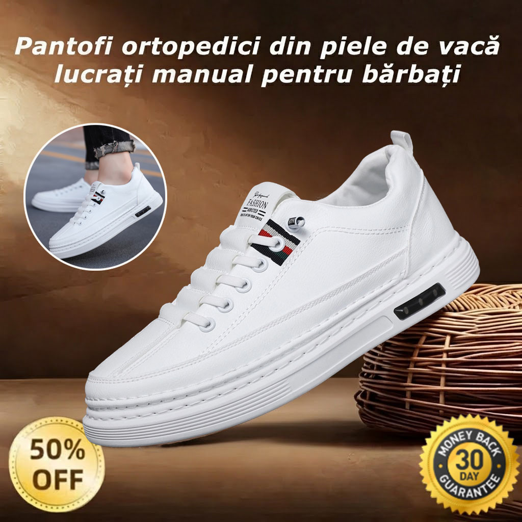 🎁Ultima zi pentru o reducere de 50%! Nu rata ocazia! 🐂 Pantofi bărbătești din piele cusuți manual👞 Gamă completă de mărimi, realizați la comandă ✅ Calzi, confortabili, impermeabili și antiderapanți
