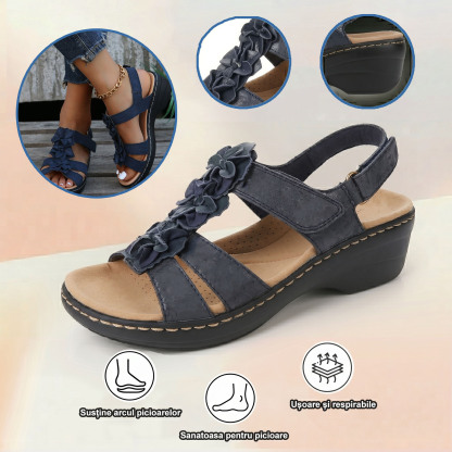 ✅Sandale de înaltă calitate🦶 Fabricate la comandă pentru femei - Impermeabile, antiderapante🔴 Pantofi ortopedici