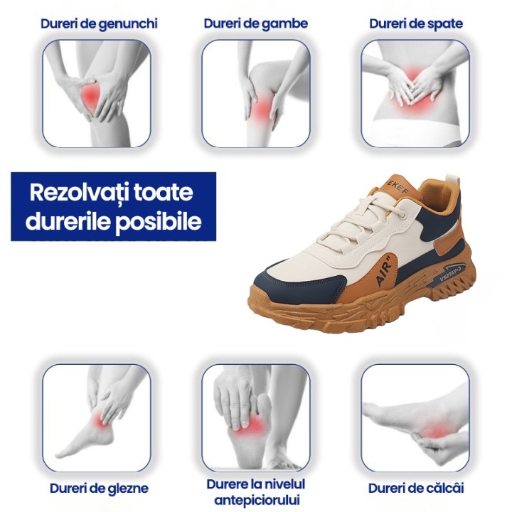 [50% reducere azi - nu ratați] 🔥 Pantofi de mers cu design ergonomic 👞Cusuti manual - impermeabili și anti-alunecare ✅ Suport arc pentru mers confortabil