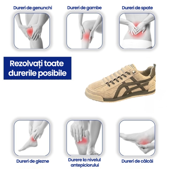[50% reducere azi - nu ratați] 🔥 Pantofi de mers cu design ergonomic 👞Cusuti manual - impermeabili și anti-alunecare ✅ Suport arc pentru mers confortabil