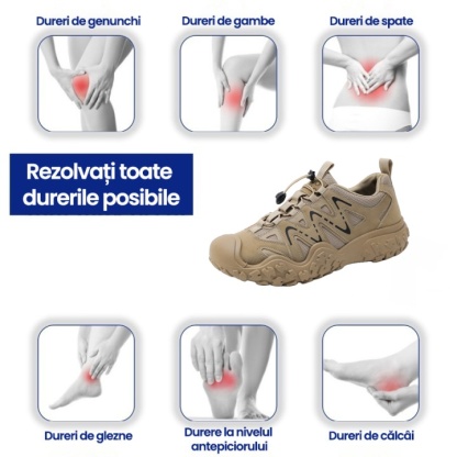 [Ultima zi cu 50% reducere - nu o ratați] 🔥 Pantofi de mers cu design ergonomic 👞 Cusuți manual - respirabili, impermeabili ✅ Suport pentru bolta plantară, mers confortabil