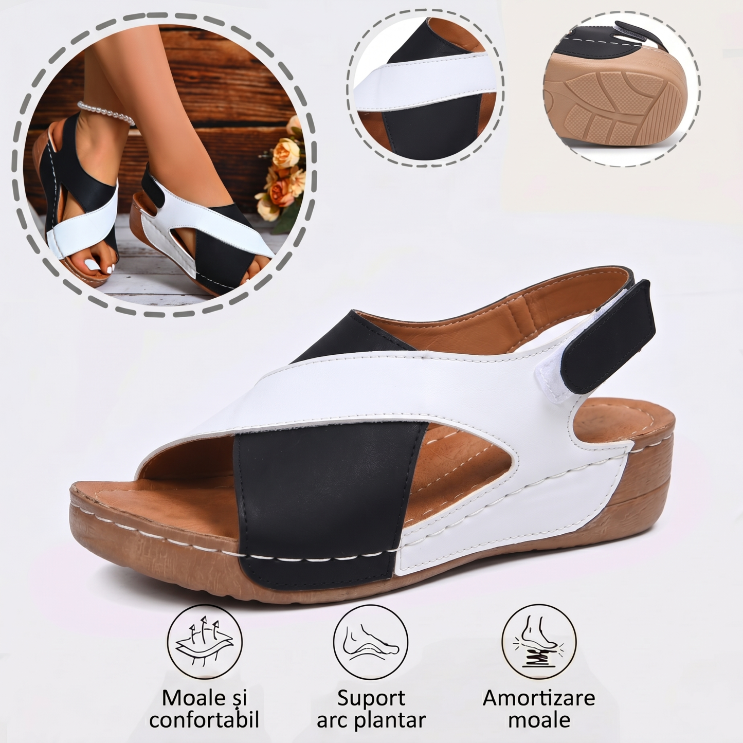 ⏰️Nu rata reducerea noastră de 50%! ✅ Sandale de înaltă calitate 🦶 Model nou de vară - impermeabile și antiderapante 🔴 ușoare și elegante, potrivite pentru orice ocazie.