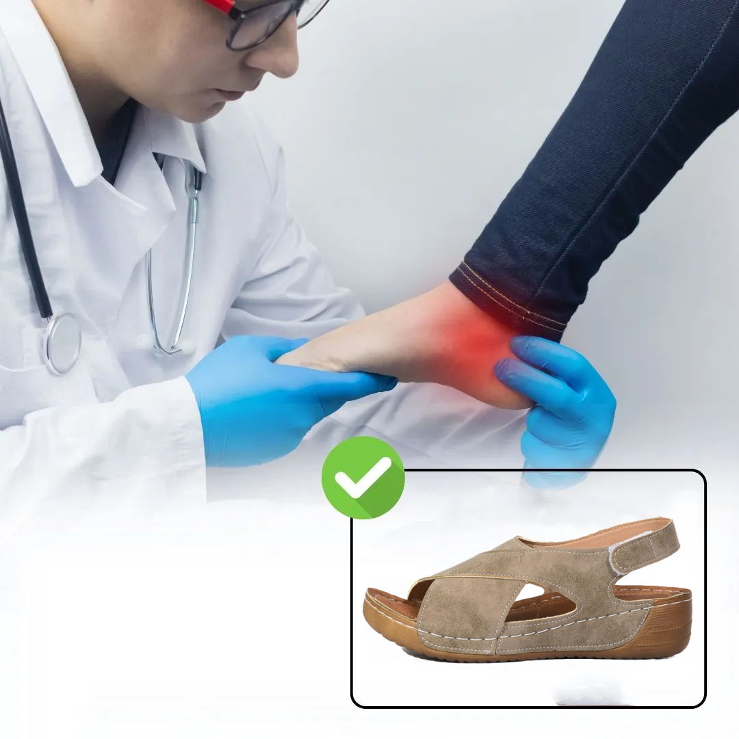 [🎁Astăzi la jumătate de preț - nu o ratați] Sandale ortopedice ergonomice - suport pentru bolta plantară, mers fără durere👞 fac mersul mai ușor