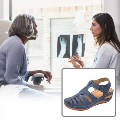 (⏰Reducerea de astăzi la jumătate de preț - nu ratați) Sandale ortopedice cu design ergonomic, talpă anti-alunecare ✅ Suport arc, mers confortabil