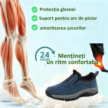 ✅Pantofi din piele întoarsă de înaltă calitate🦶Ameliorează durerile de picioare și fasciita - Impermeabili și antiderapanți🔴Pantofi ortopedici