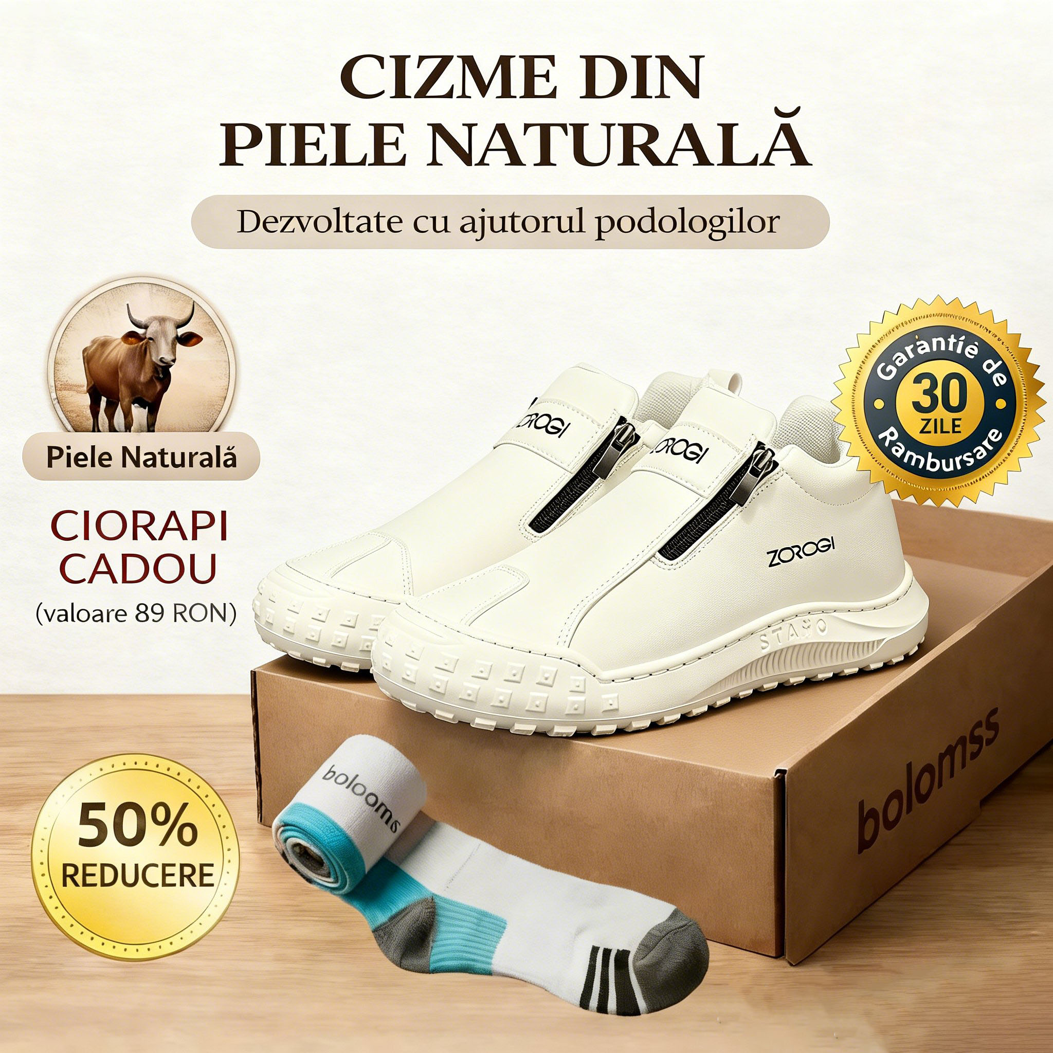 ⭕️Pantofi ortopedici din piele de vacă lucrați manual👞Branțuri ortopedice bazate pe inteligență artificială✅Ușor de încălțat și de îndepărtat, impermeabili și confortabili