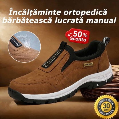 🎁Ultima zi pentru a te bucura de o reducere de 50%! Nu rata ocazia! ⏰ Ameliorează durerile de picioare și fasciita - Încălțăminte ortopedică impermeabilă și antiderapantă.