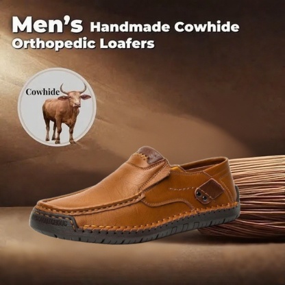 [⏰ Ultima zi pentru a te bucura de o reducere de 70% - nu rata ocazia!] 🐂Pantofi de mers pentru bărbați din piele de vițel australiană 👞 ✅ Ameliorează durerea și mergi confortabil