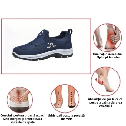 [Reducere la jumătate de preț astăzi - nu o ratați] Pantofi casual pentru bărbați cu design ergonomic - ameliorează eficient durerile de mers 👞Reglați poziția corectă a corpului uman