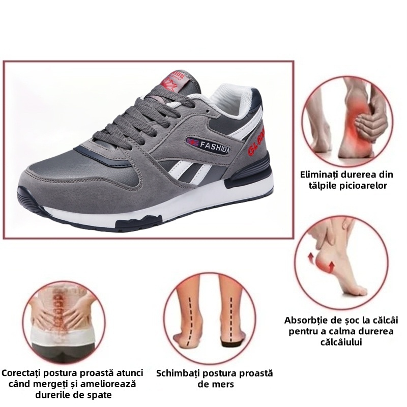 (🔥Timp limitat, reducere de 50%, doar astăzi⏰)Pantofi ortopedici pentru bărbați, artizani britanici👞Suport arcuială✅Ameliorează durerile de picioare