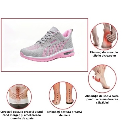 [🔥50% Reducere de primăvară - Numai astăzi] Pantofi ortopedici de damă cu design ergonomic - Design de susținere a arcului 👞Scăpați cu ușurință de durerile de picioare ✅Faceți mersul mai confortabil