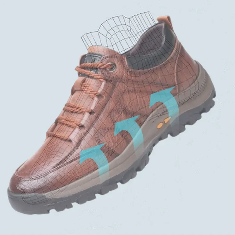 🐂 Pantofi bărbătești din piele de vițel cusuți manual 👞 Disponibili în toate mărimile, ușor de încălțat și de descălțat ✅ Calzi, confortabili, impermeabili și antiderapanți