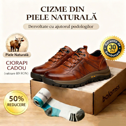 🔴 Pantofi din piele naturală cusuți manual ✅ Orteze bazate pe inteligență artificială + suport pentru gleznă 🦶 Potriviti pentru persoanele cu probleme la picioare!