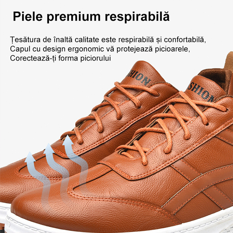 [Ultima zi cu 50% reducere - nu o ratați] 🔥Încălțăminte ergonomică de mers certificată medical 👞Cusută manual ✅Suport pentru bolta plantară pentru mers confortabil