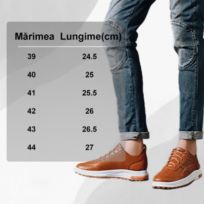 [Ultima zi cu 50% reducere - nu o ratați] 🔥Încălțăminte ergonomică de mers certificată medical 👞Cusută manual ✅Suport pentru bolta plantară pentru mers confortabil