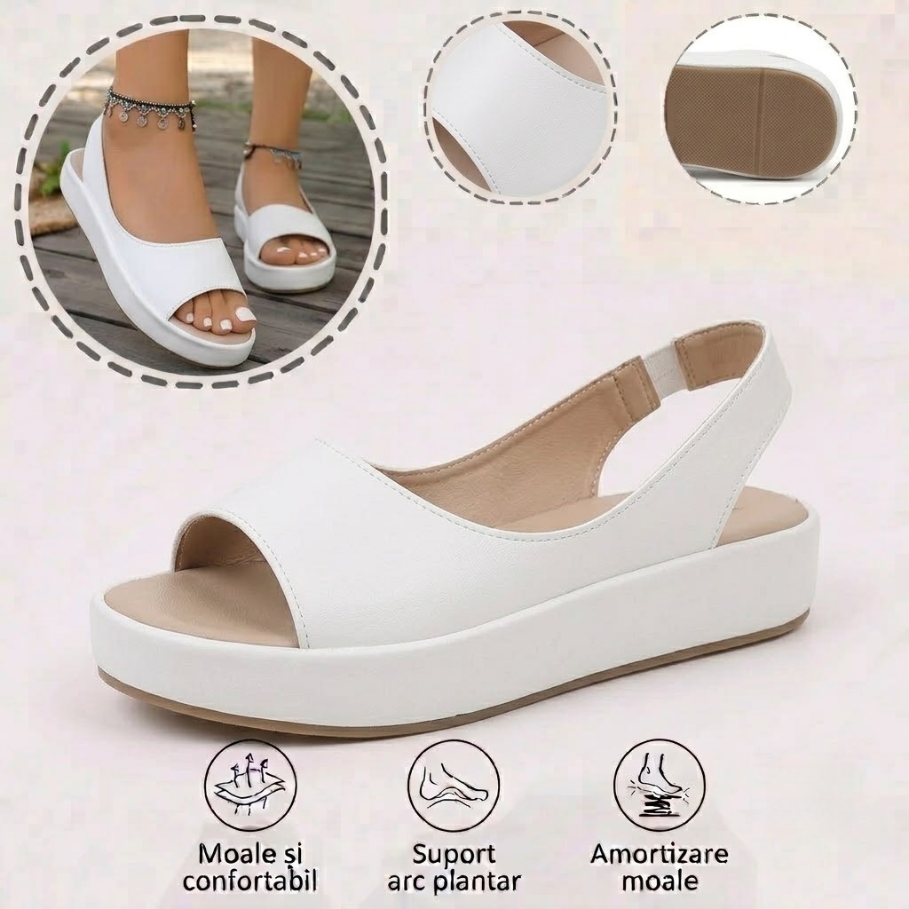 ⏰Ultima zi, reducere 60%! Nu ratați - Sandale ortopedice cu design ergonomic ✅️Amortizare șocuri ✅️Încălțăminte ortopedică sănătoasă, concepută special pentru femeile europene.