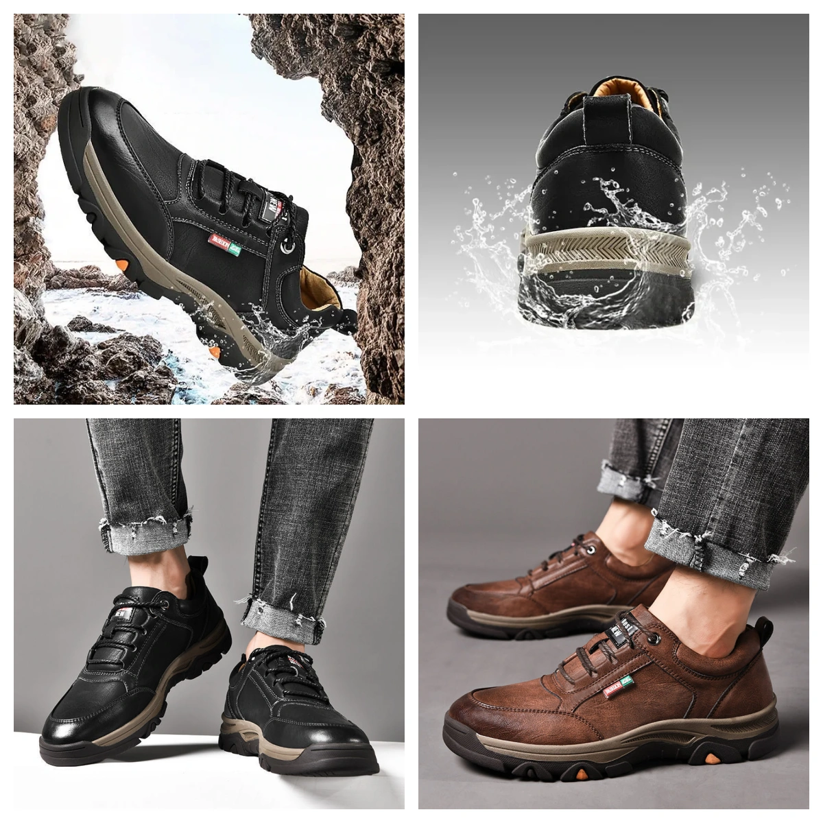 【⏰50% reducere astăzi - nu-l ratați】 Pantofi ortopedici cu design ergonomic - piele de înaltă calitate + cusături manual 👞