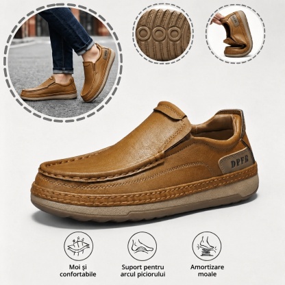 🎁Ultima zi pentru o reducere de 60%--nu ratați!⏰Fabricați din piele de vițel australiană🐂Suport pentru picioare - ameliorează durerea de picioare✅Impermeabili și antiderapanți, confortabili la mers.